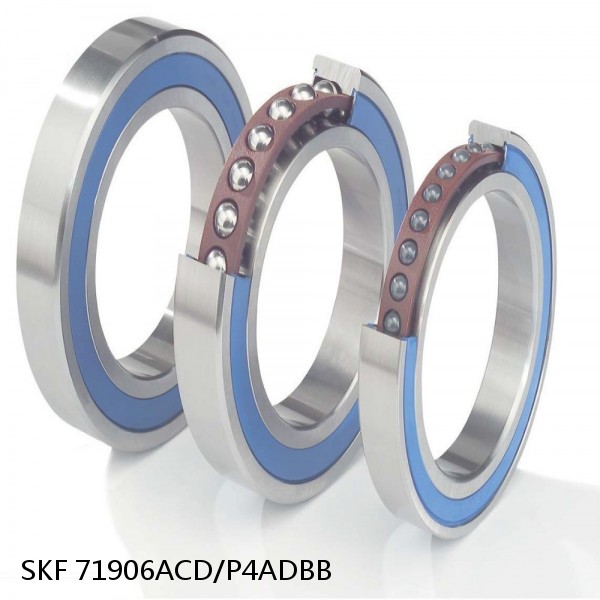 71906ACD/P4ADBB SKF Super Precision,Super Precision Bearings,Super Precision Angular Contact,71900 Series,25 Degree Contact Angle