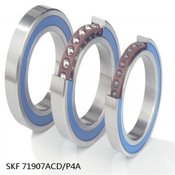 71907ACD/P4A SKF Super Precision,Super Precision Bearings,Super Precision Angular Contact,71900 Series,25 Degree Contact Angle