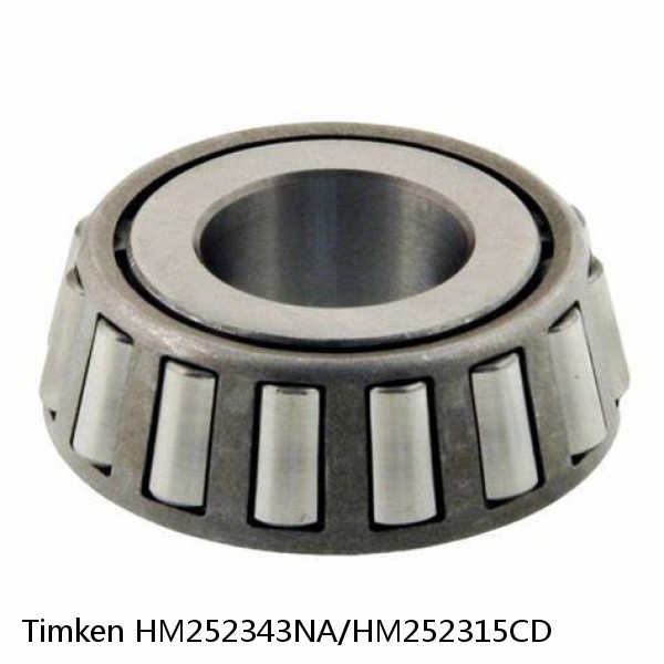 HM252343NA/HM252315CD Timken Tapered Roller Bearing Assembly #1 small image
